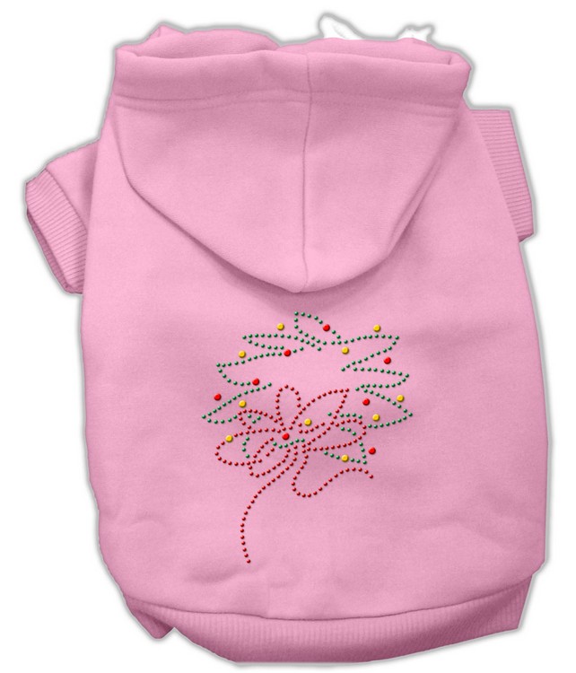 Christmas Wreath Hoodie Pink XS