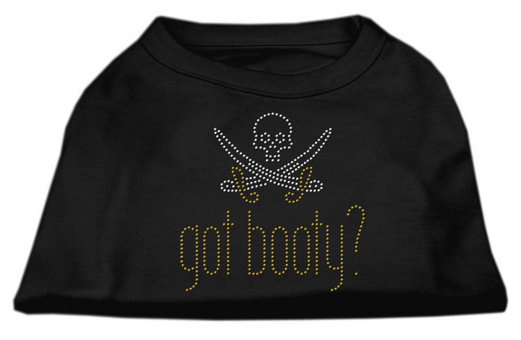 Got Booty? Rhinestone Shirts Black XXL