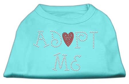 Adopt Me Rhinestone Shirt Aqua XXL