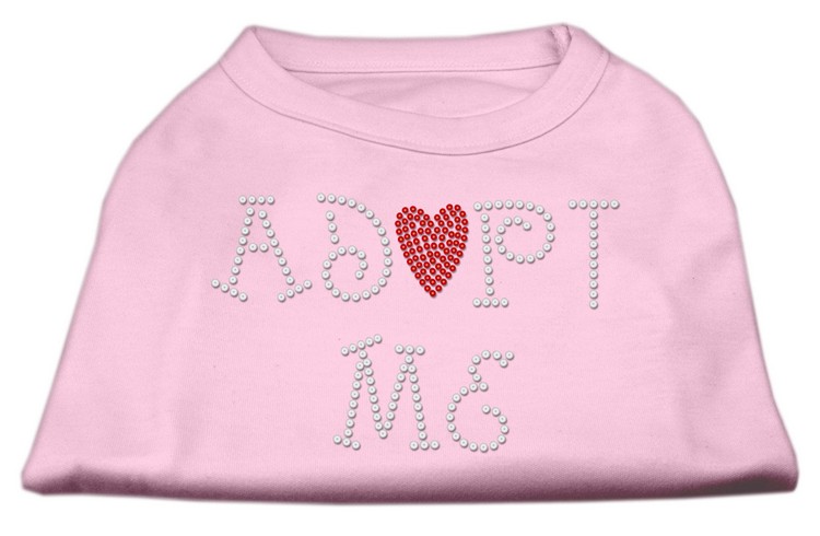 Adopt Me Rhinestone Shirt Light Pink XL