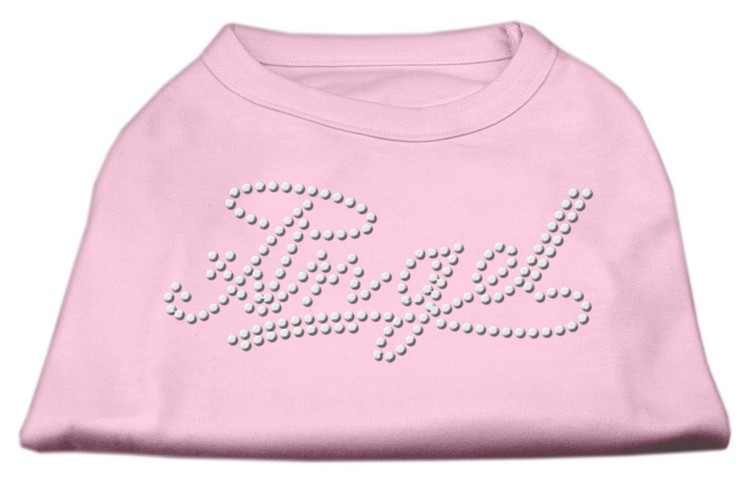 Angel Rhinestud Shirt Light Pink XXXL