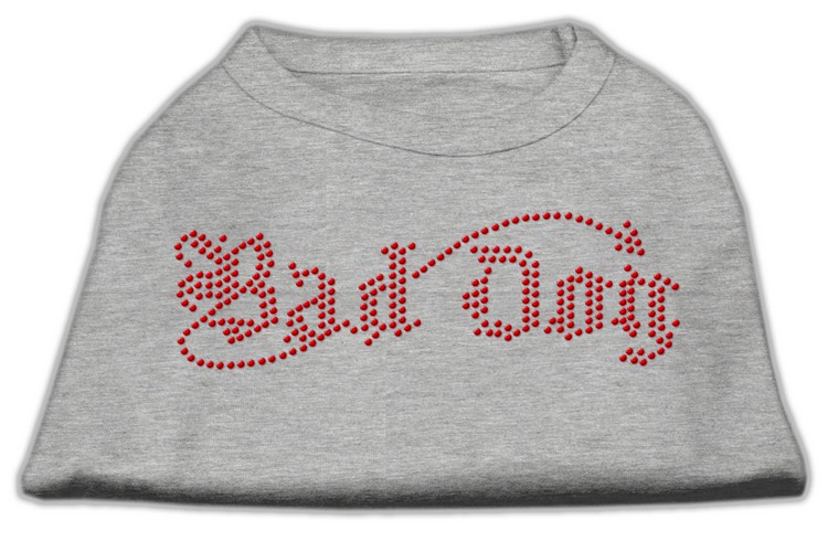 Bad Dog Rhinestone Shirts Grey XXXL