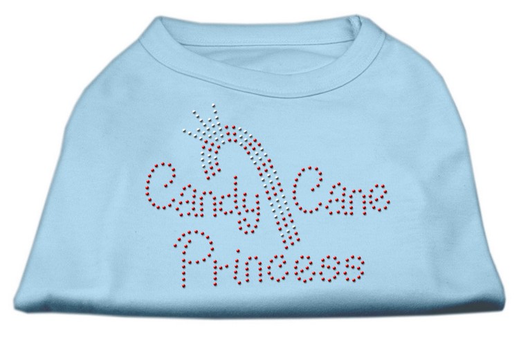 Candy Cane Princess Shirt Baby Blue XS