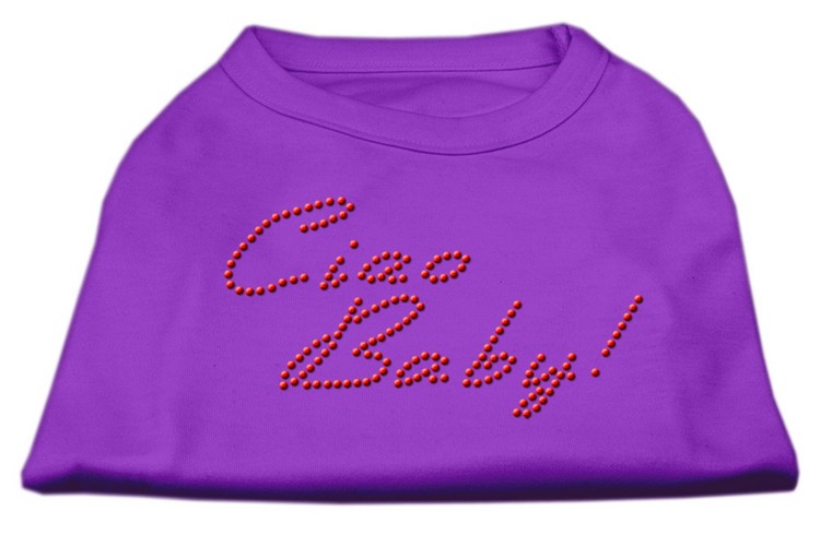 Ciao Baby Rhinestone Shirts Purple XXXL