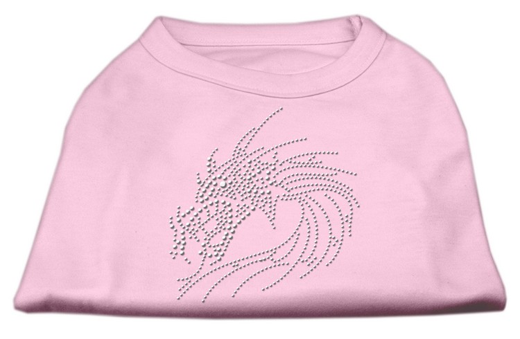 Studded Dragon Shirts Light Pink XS