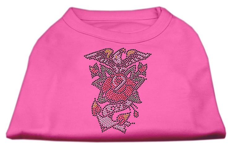 Eagle Rose Nailhead Shirts Bright Pink XS