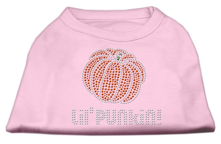 Lil' Punkin' Rhinestone Shirts Light Pink XXL