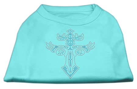 Warrior's Cross Studded Shirt Aqua XXXL