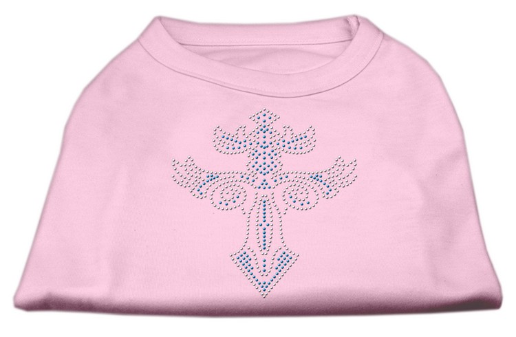 Warrior's Cross Studded Shirt Light Pink XS