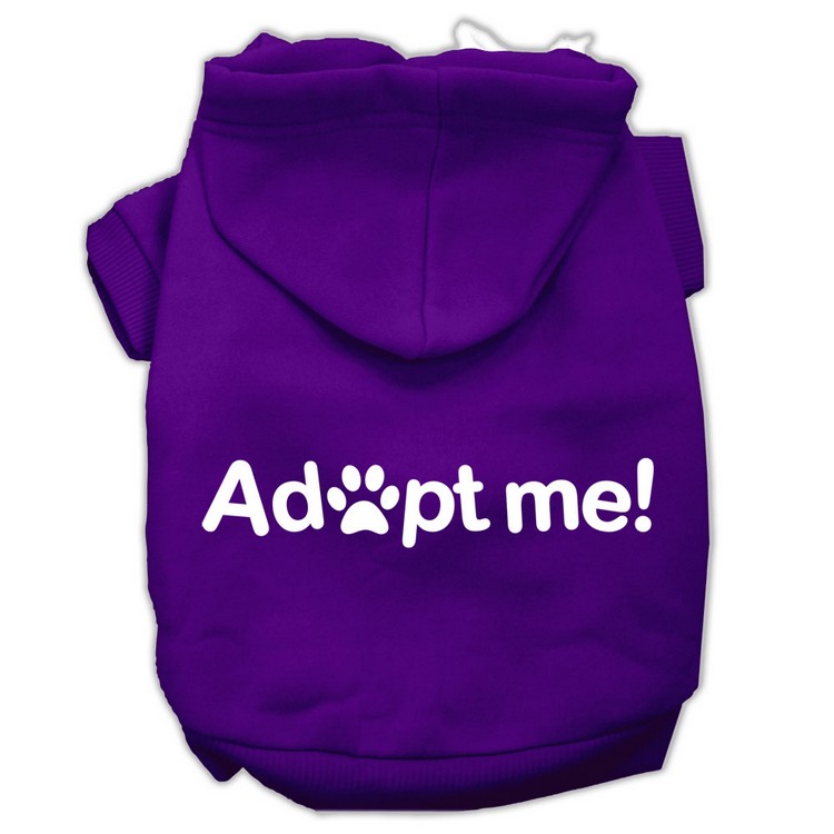 Adopt Me Screen Print Pet Hoodies Purple Size XS