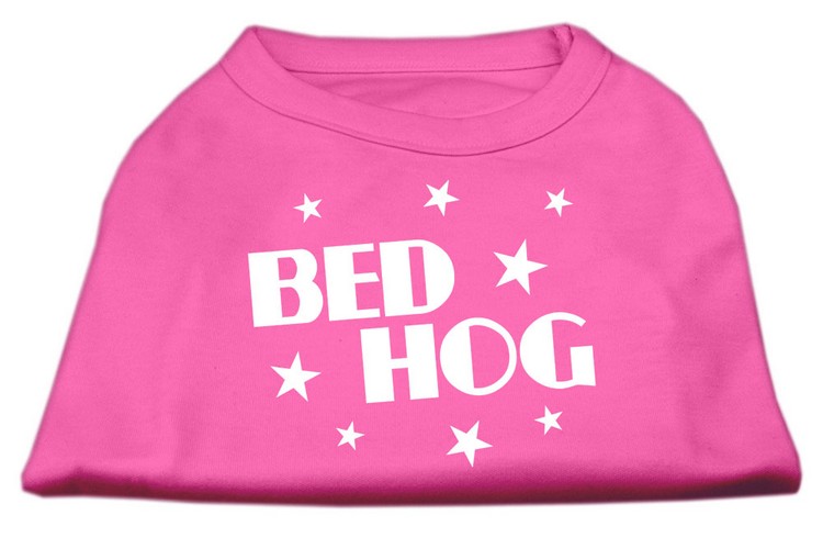 Bed Hog Screen Printed Shirt Bright Pink XL