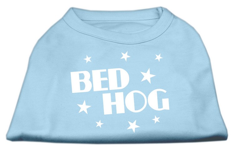 Bed Hog Screen Printed Shirt Baby Blue XS