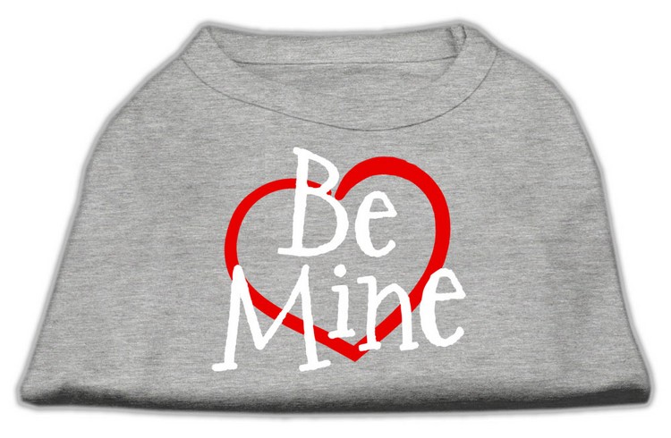 Be Mine Screen Print Shirt Grey Med