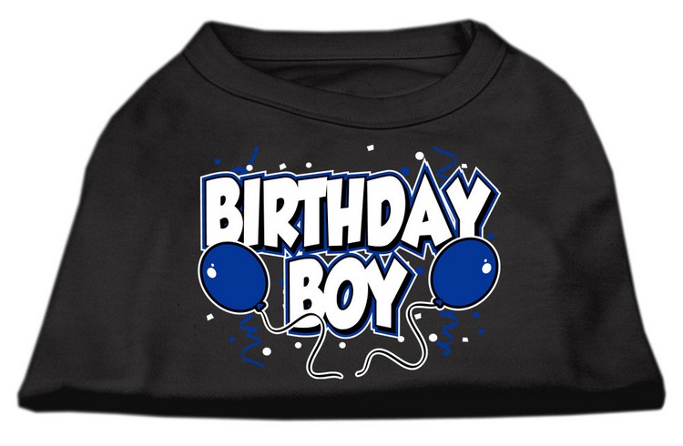 Birthday Boy Screen Print Shirts Black XS