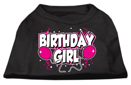 Birthday Girl Screen Print Shirts Black XS