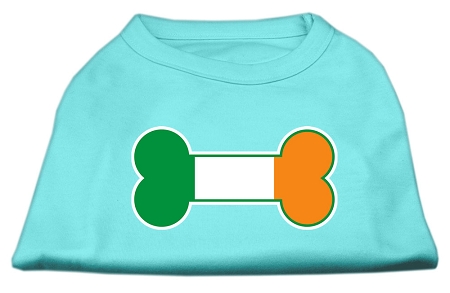 Bone Flag Ireland Screen Print Shirt Aqua Med