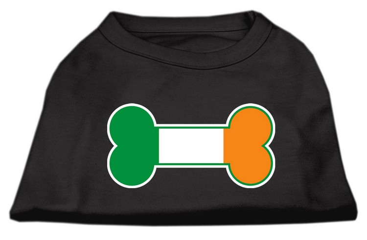 Bone Flag Ireland Screen Print Shirt Black Lg