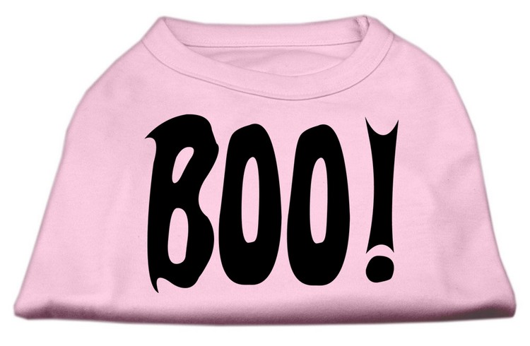 BOO! Screen Print Shirts Light Pink XL