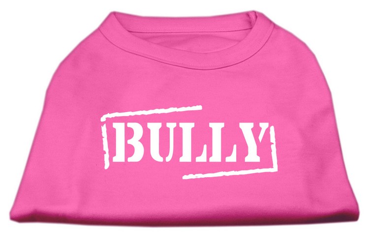 Bully Screen Printed Shirt Bright Pink Med