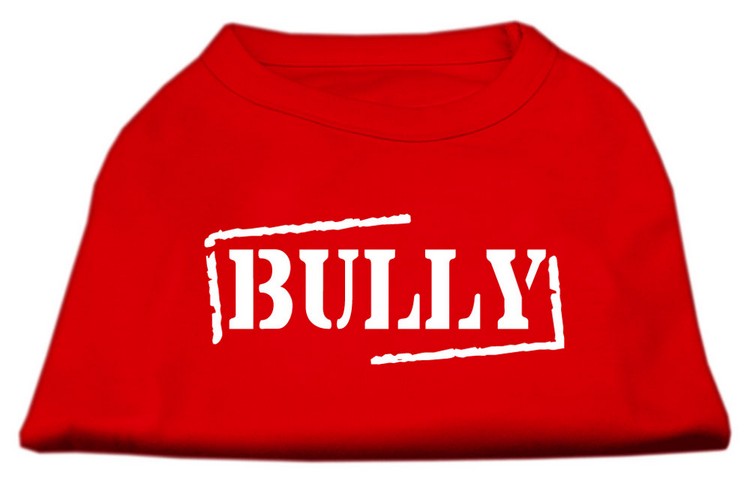 Bully Screen Printed Shirt Red Med