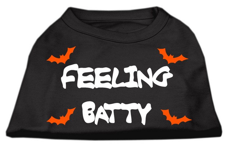 Feeling Batty Screen Print Shirts Black XS