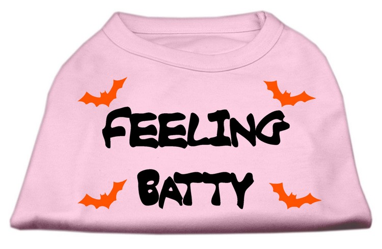 Feeling Batty Screen Print Shirts Pink XS