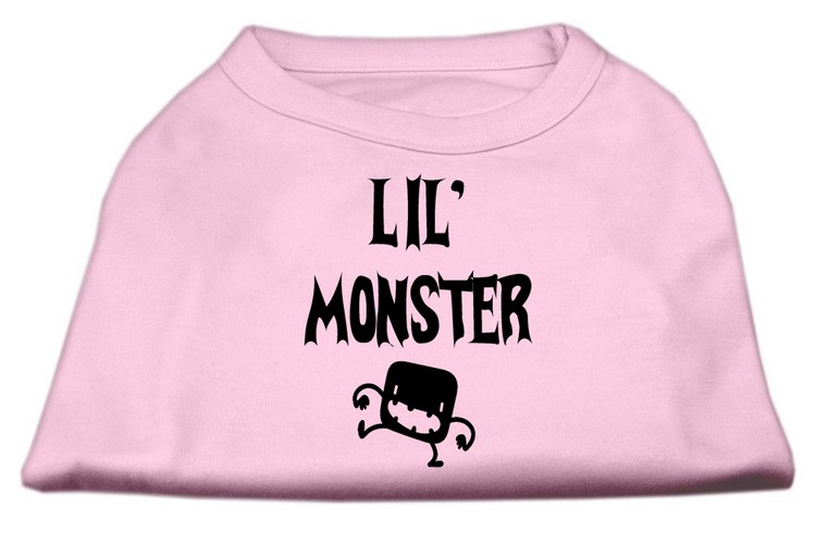 Lil Monster Screen Print Shirts Pink XS