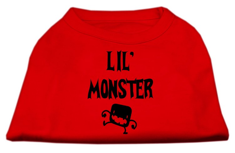 Lil Monster Screen Print Shirts Red XS