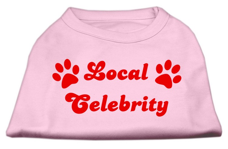 Local Celebrity Screen Print Shirts Pink XS