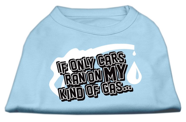 My Kind of Gas Screen Print Shirts  Baby Blue XXXL