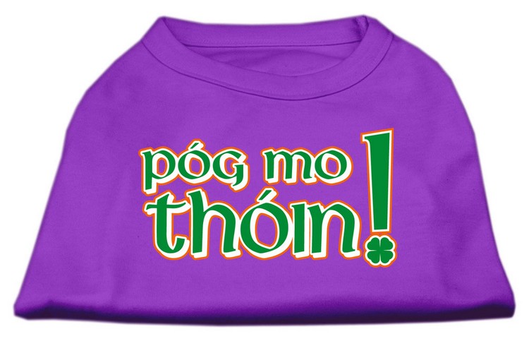 Pog Mo Thoin Screen Print Shirt Purple XS