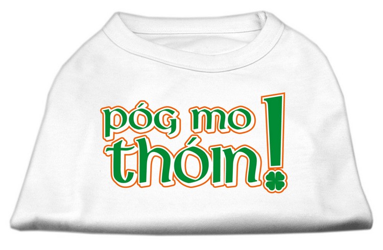 Pog Mo Thoin Screen Print Shirt White Lg