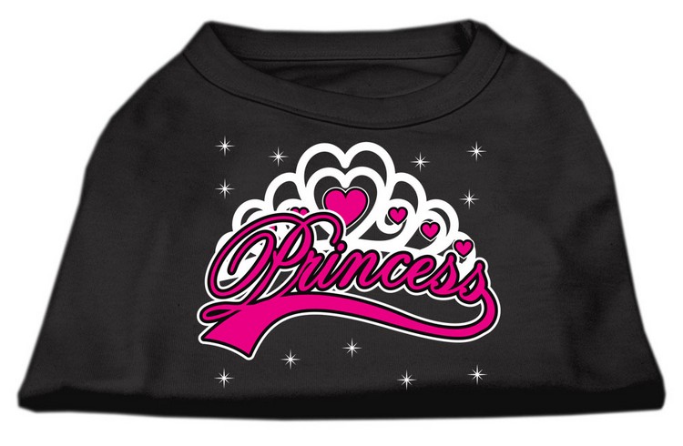 I'm a Princess Screen Print Shirts Black XS