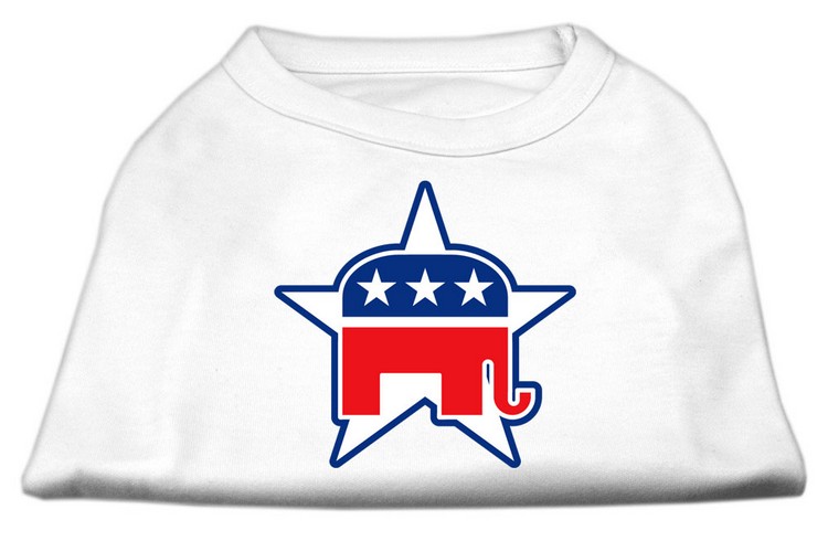 Republican Screen Print Shirts White XXL