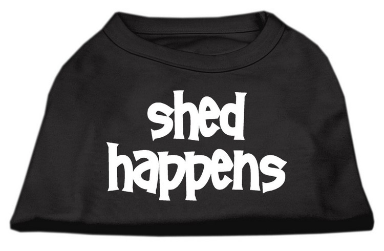 Shed Happens Screen Print Shirt Black Med