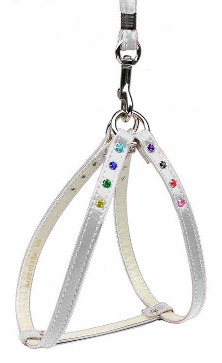 Confetti Step In Harness White 14