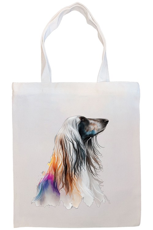 Afghan Hound Canvas Tote Bag Style3
