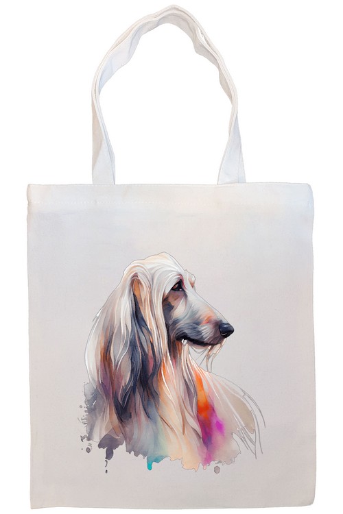 Afghan Hound Canvas Tote Bag Style4