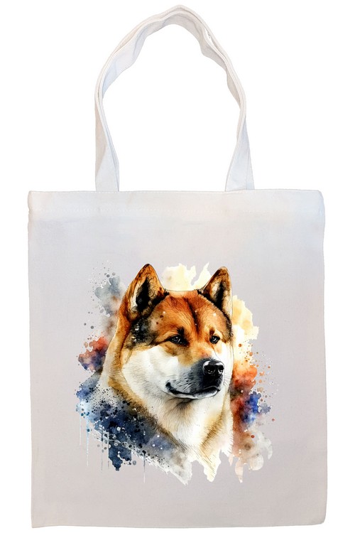 Akita Canvas Tote Bag Style1