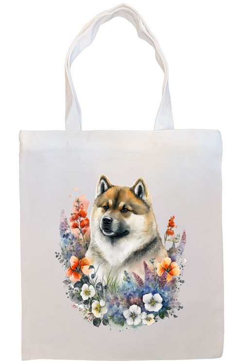 Akita Canvas Tote Bag Style4