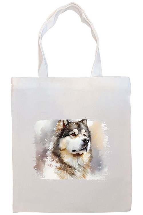 Alaskan Malamute Canvas Tote Bag Style3
