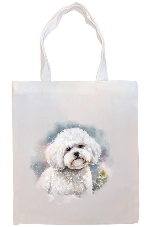 Bichon Frise Canvas Tote Bag Style2