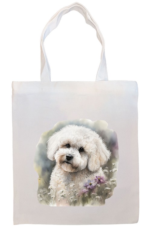 Bichon Frise Canvas Tote Bag Style3