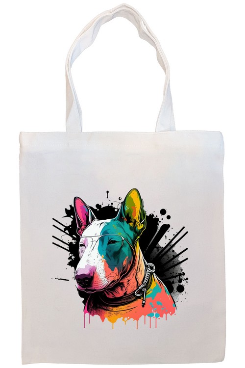 Bull Terrier Canvas Tote Bag Style2