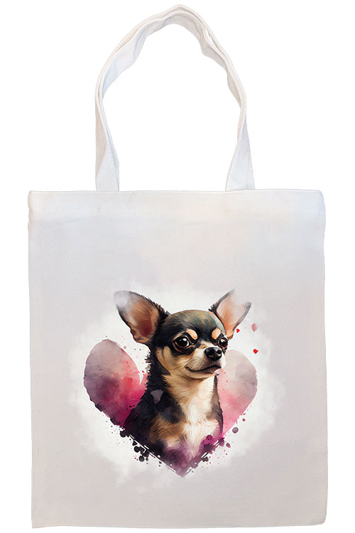 Chihuahua Canvas Tote Bag Style2