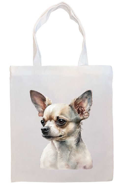 Chihuahua Canvas Tote Bag Style4