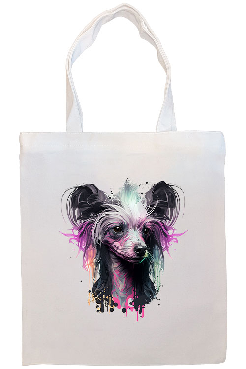 Chinese Crested Canvas Tote Bag Style1