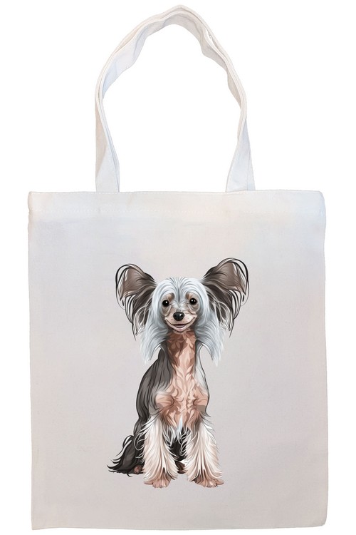 Chinese Crested Canvas Tote Bag Style3