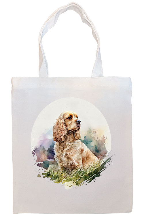 Cocker Spaniel Canvas Tote Bag Style2