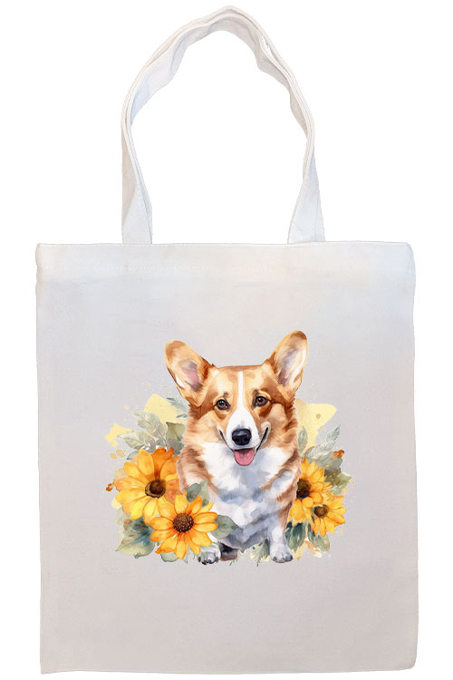 Corgi Canvas Tote Bag Style2